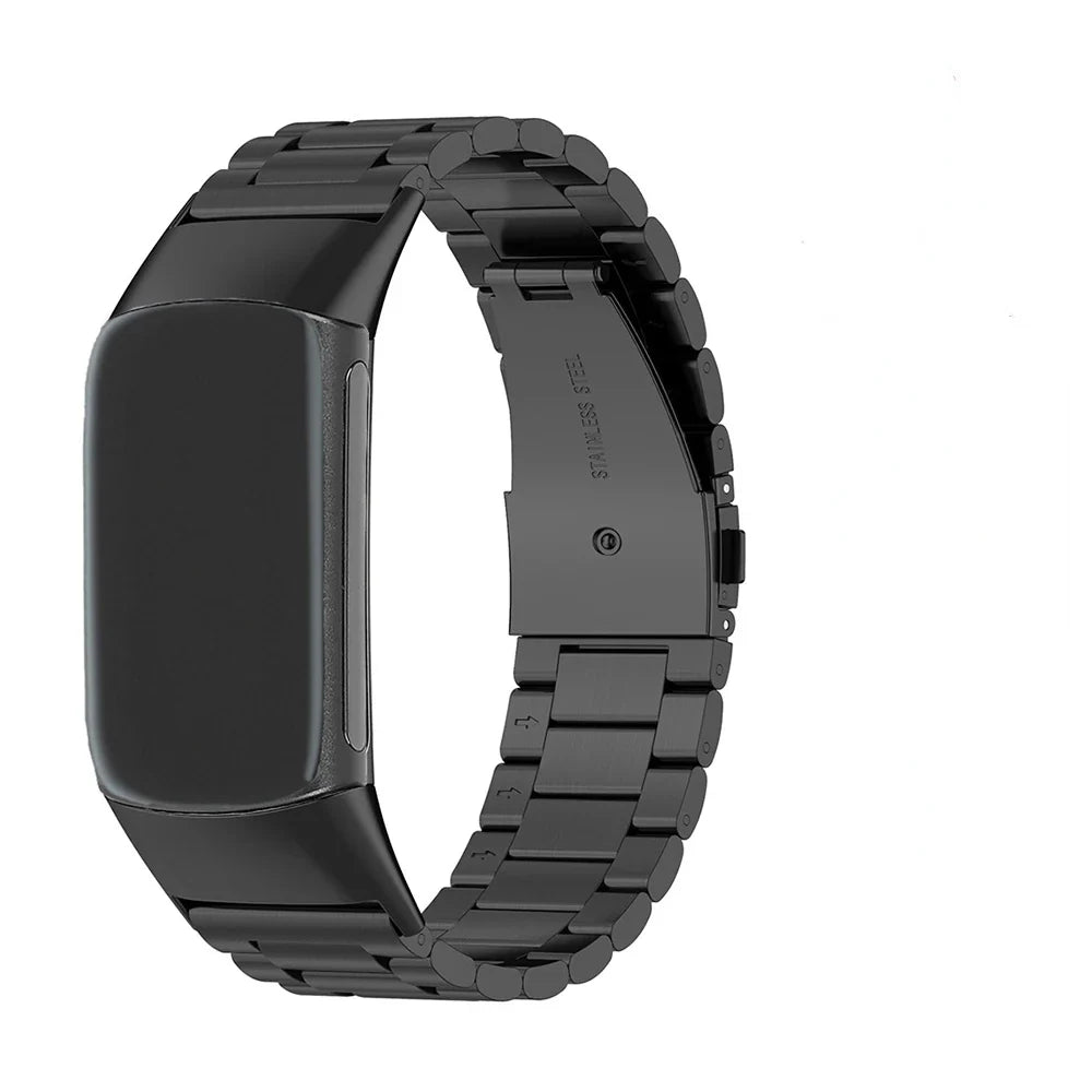 Correas de acero para reloj Fitbit Charge 5, Charge 6 