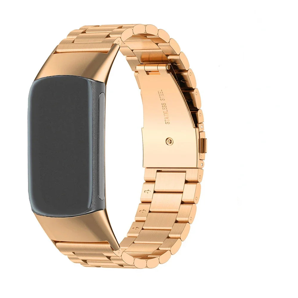 Correas de acero para reloj Fitbit Charge 5, Charge 6 