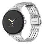 Pulsera de Acero Endurecido Malla Smartwatch Google Pixel Watch 1 & 2 plata