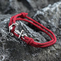 Pulsera de cuerda con ancla 