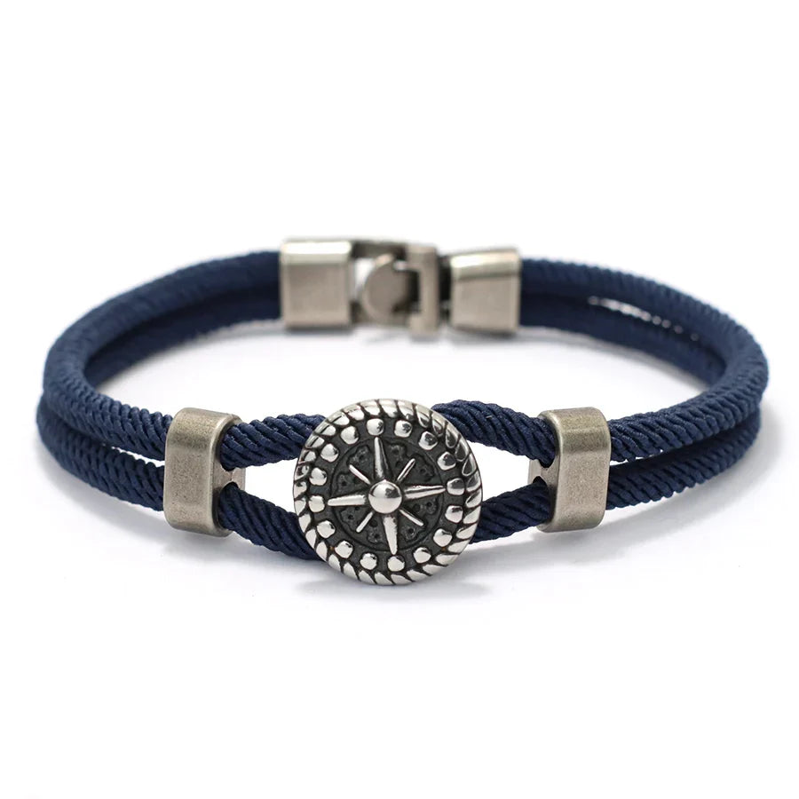 Compass Rose With Rope Rope Bracelet with Compass Rose – Artistika