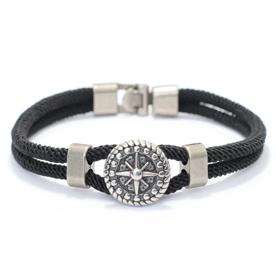 Compass Rose With Rope Rope Bracelet with Compass Rose – Artistika
