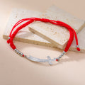 Rope bracelet with Ali Zulfiqar sword, an Islamic symbol 