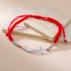 Rope bracelet with Ali Zulfiqar sword, an Islamic symbol 