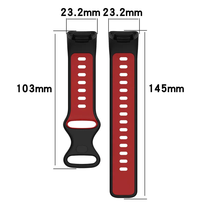 Bracelet en silicone pour montre Fitbit Charge 5, Charge 6
