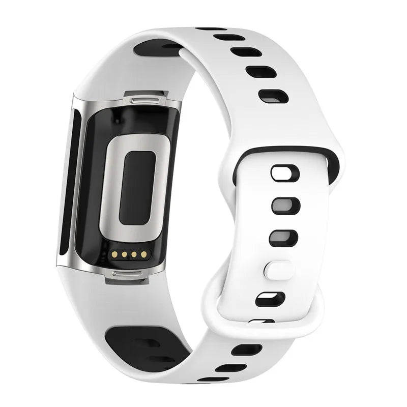 Silicone watch band for Fitbit Charge 5, Charge 6