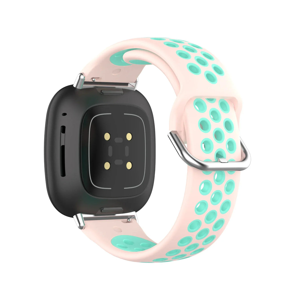 Silicone watch band for Fitbit Versa 3, Versa 4, Sense 1 and Sense 2