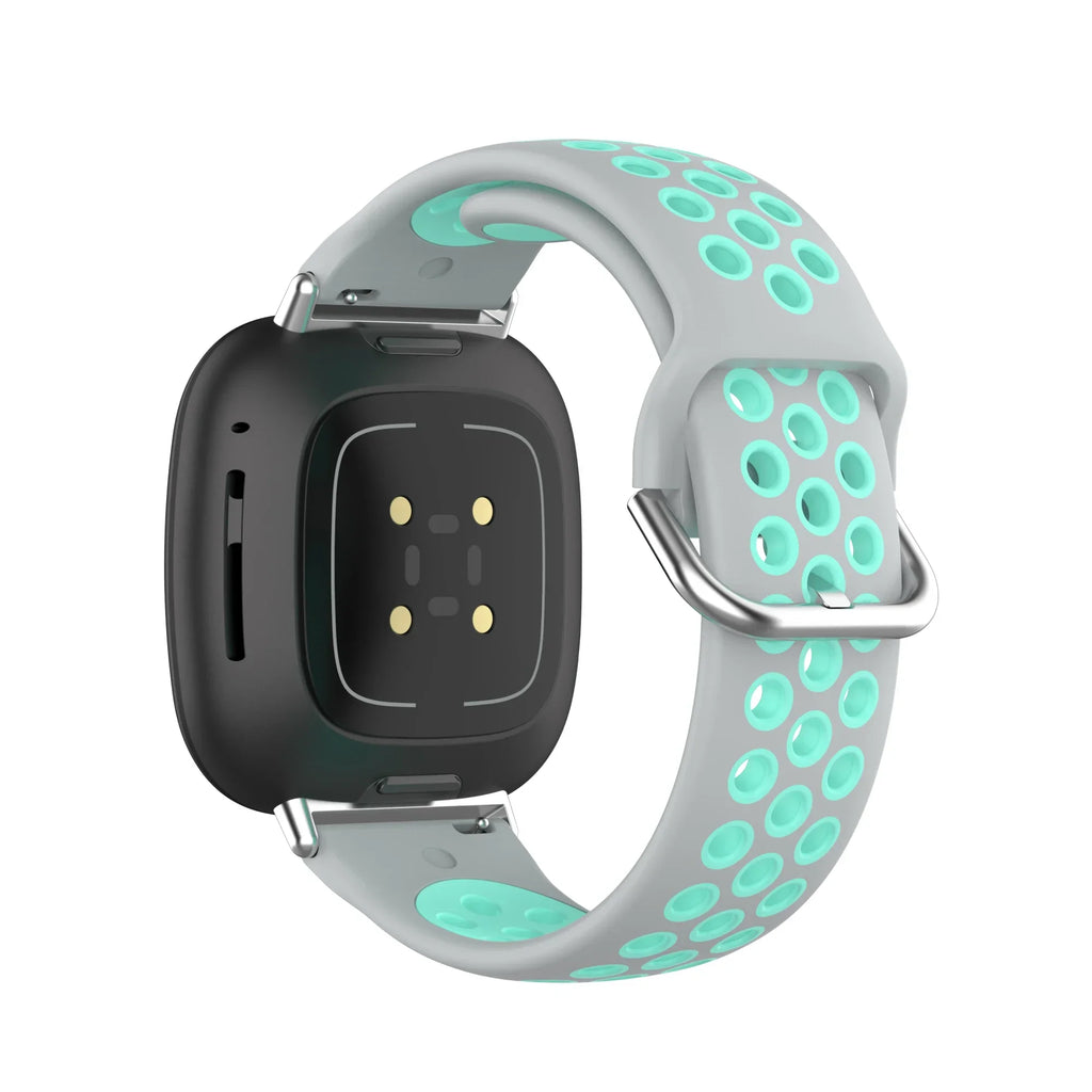 Silicone watch band for Fitbit Versa 3, Versa 4, Sense 1 and Sense 2