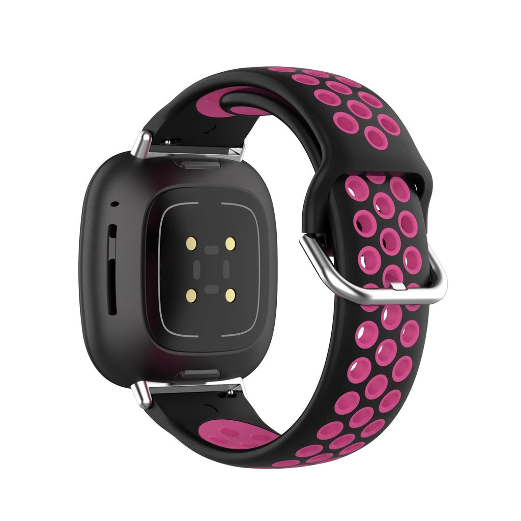 Silicone watch band for Fitbit Versa 3, Versa 4, Sense 1 and Sense 2