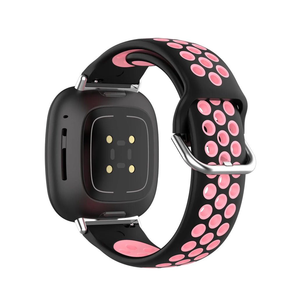 Silicone watch band for Fitbit Versa 3, Versa 4, Sense 1 and Sense 2