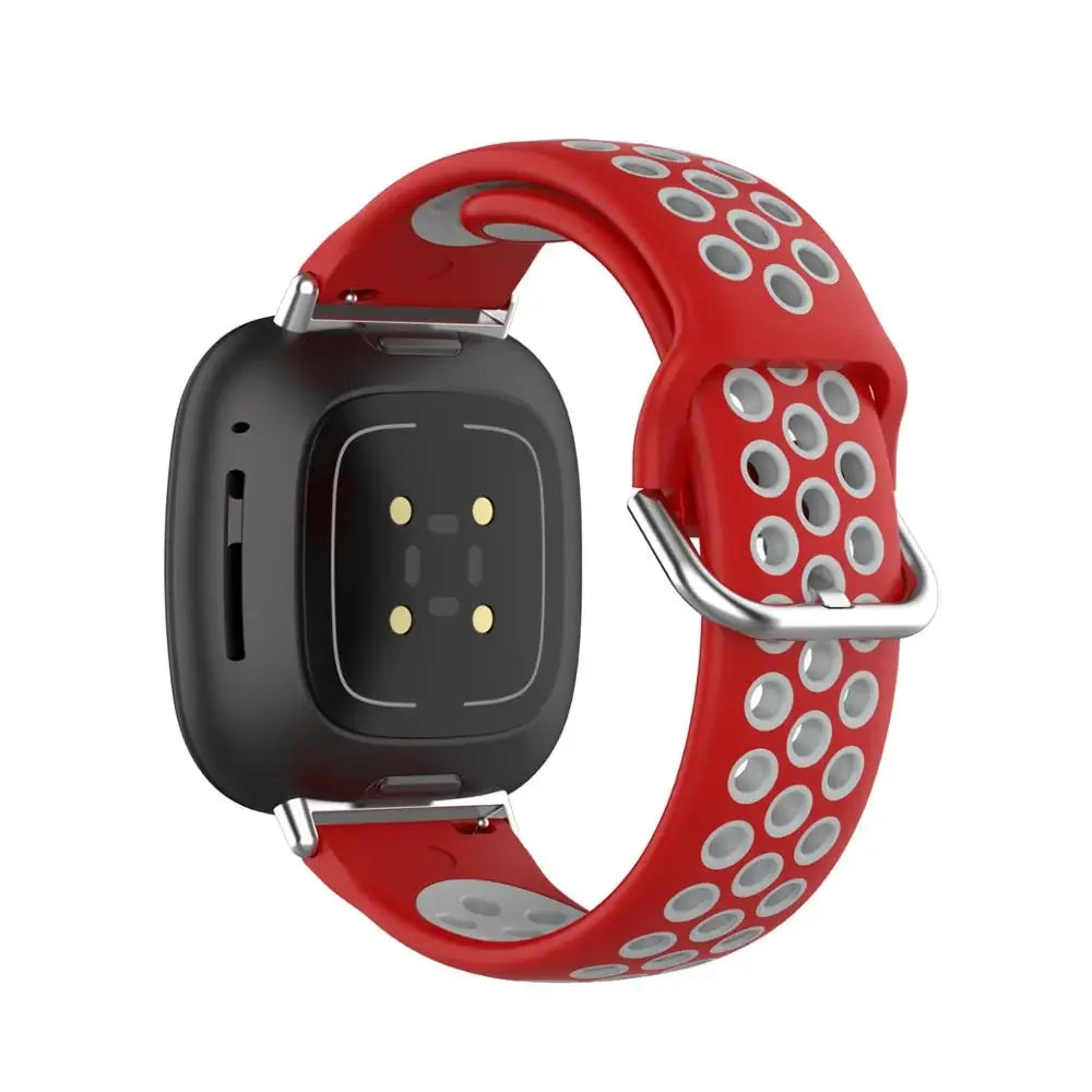 Silicone watch band for Fitbit Versa 3, Versa 4, Sense 1 and Sense 2