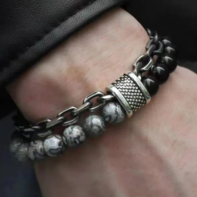 Men's Punk Style Ethnic Bracelet