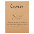Pulsera Mujer Signo del Zodiaco 12 Constelaciones cáncer