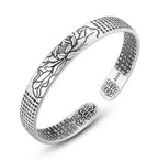 Buddhist Lotus Flower Bracelet for Women