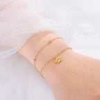 Pulsera Flor de Loto Mujer Esclava oro