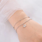 Pulsera Flor de Loto Mujer Esclava plata