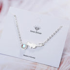 Silver Playing Cat ID Bracelet