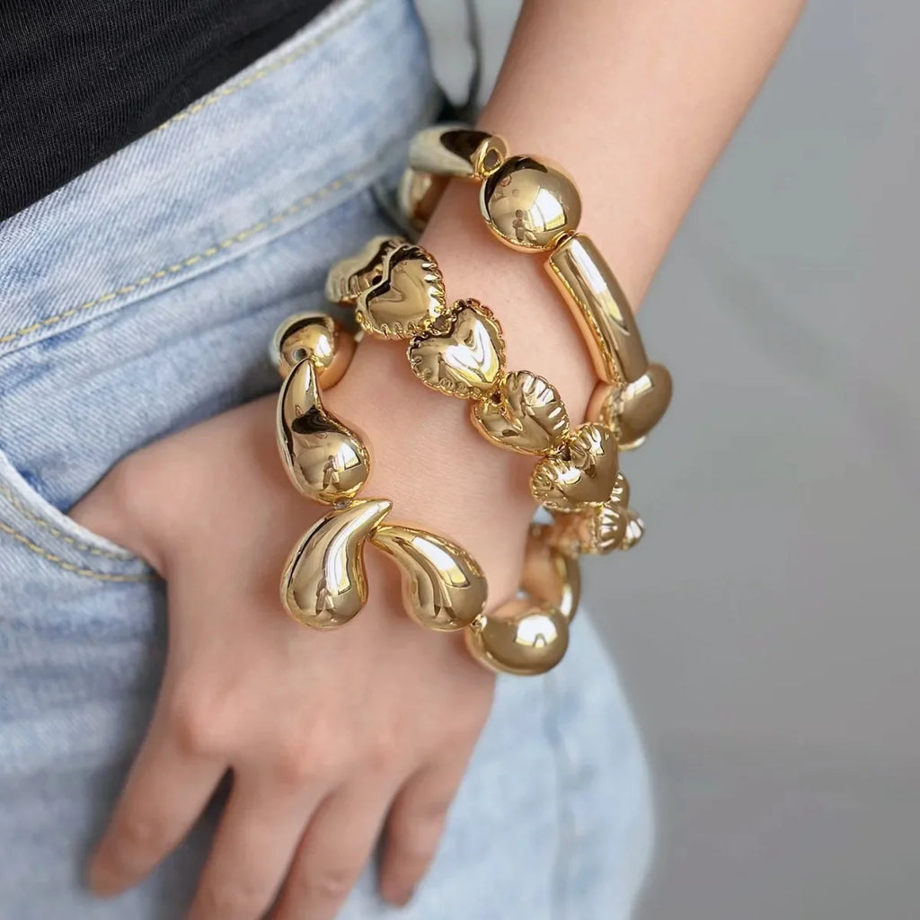 Elastic Water Drop ID Bracelet