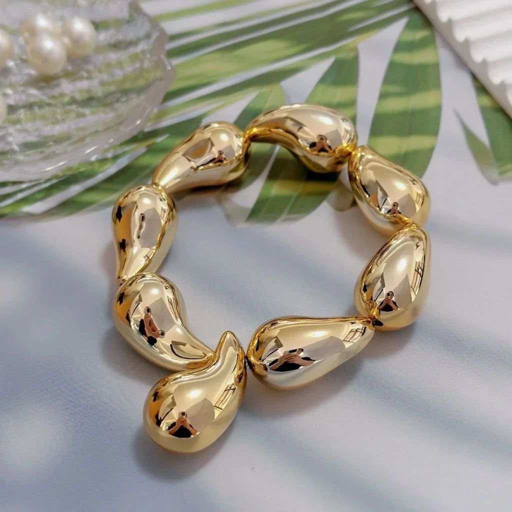 Elastic Water Drop ID Bracelet