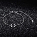 Pulsera / Brazalete Herradura Pezuña Amuleto de la suerte plata