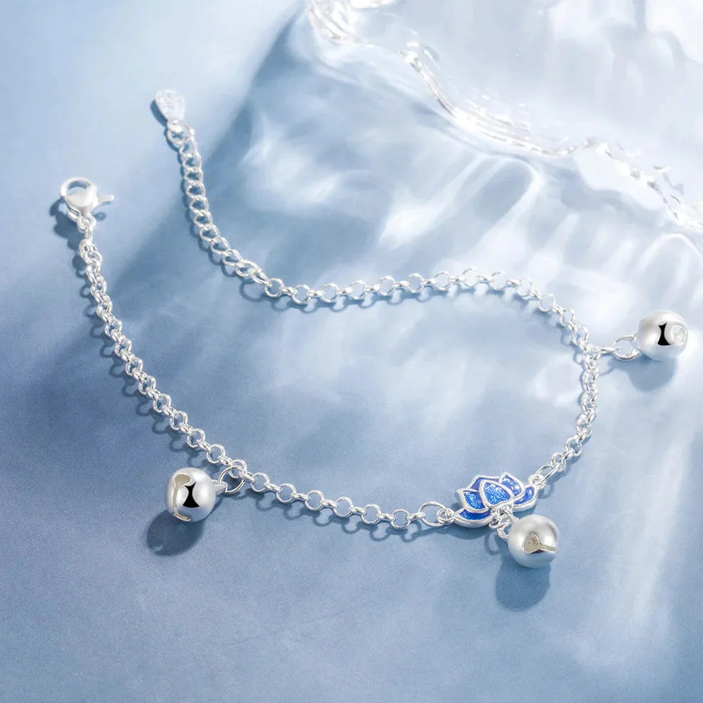Pulsera Esclava Flor de Loto para Mujer