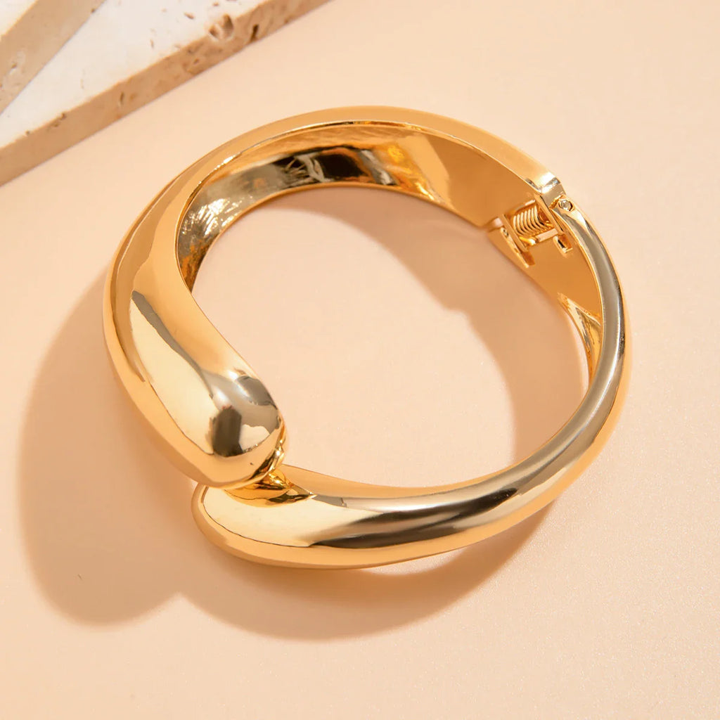 Gold Water Drop ID Bracelet