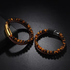Pulsera de Identificación con Piedra Ojo de Tigre
