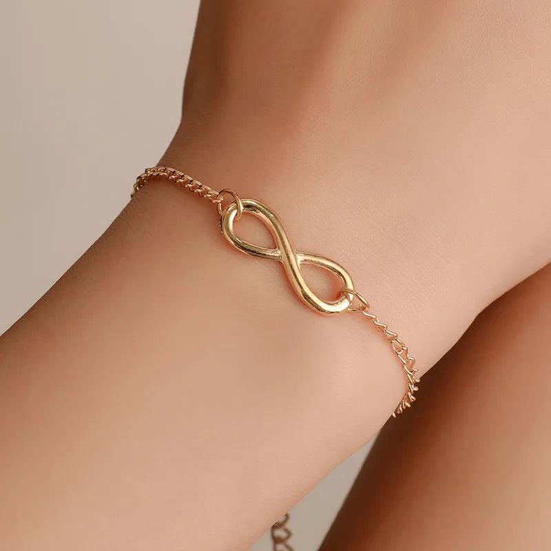 Pulsera Infinita Discreta oro
