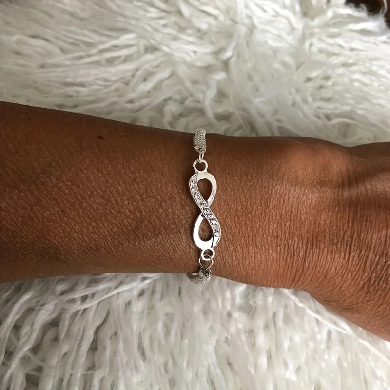 Pulsera Infinito Zirconia
