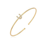 Bracelet initiale minimaliste u