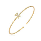 Bracelet initiale minimaliste x