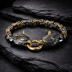Giant Fenrir Viking Wolf Bracelet