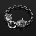 Giant Fenrir Viking Wolf Bracelet