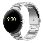 Pulsera Reloj de Acero Templado Smartwatch Google Pixel Watch 1 & 2 plata