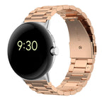 Pulsera Reloj de Acero Templado Smartwatch Google Pixel Watch 1 & 2 oro rosa