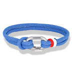Pulsera náutica de cuerda trenzada con nudo para hombre o mujer 