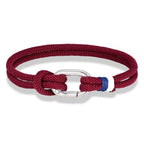 Pulsera náutica de cuerda trenzada con nudo para hombre o mujer 