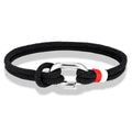 Pulsera náutica de cuerda trenzada con nudo para hombre o mujer 