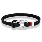 Pulsera náutica de cuerda trenzada con nudo para hombre o mujer 