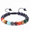 Pulsera de Piedra 7 Chakras y Hematita