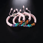 Rose 7 Chakra Stone Bracelet