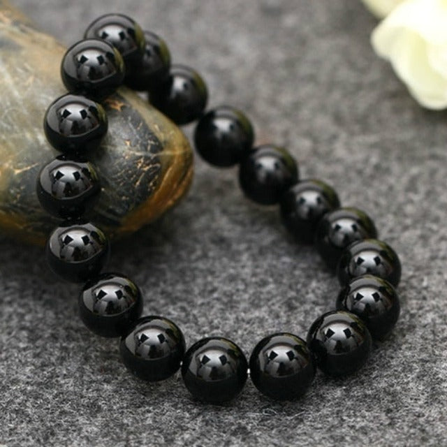 Pulsera Piedra Negra Turmalina