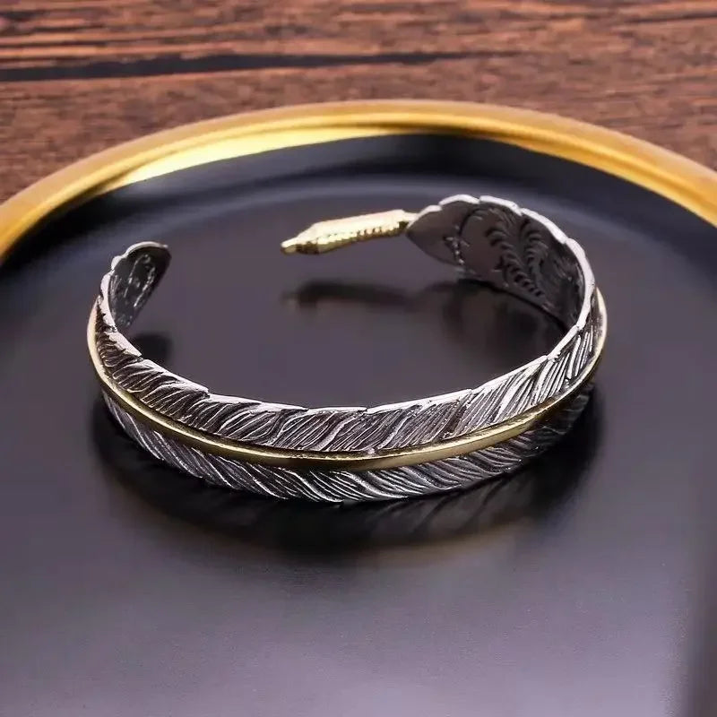 Ethnic Feather Bracelet for Women or Men
