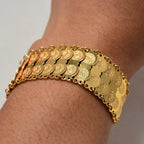 Bracelet pour femme arabe musulman islam or double