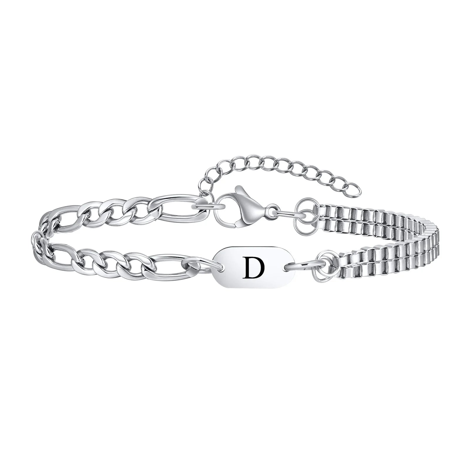 Bracelet pour homme initiale - lettre