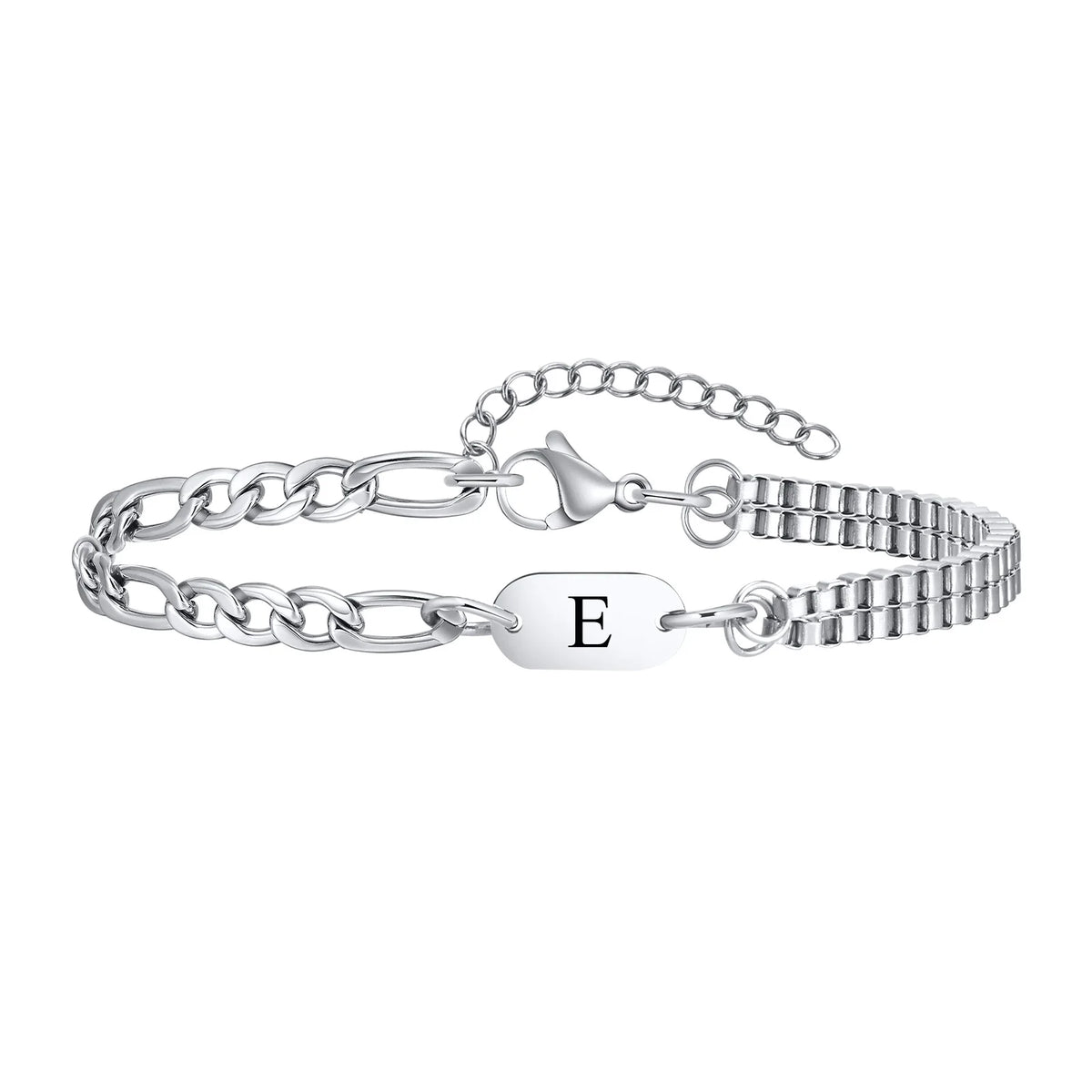 Pulsera para hombre inicial - letra 