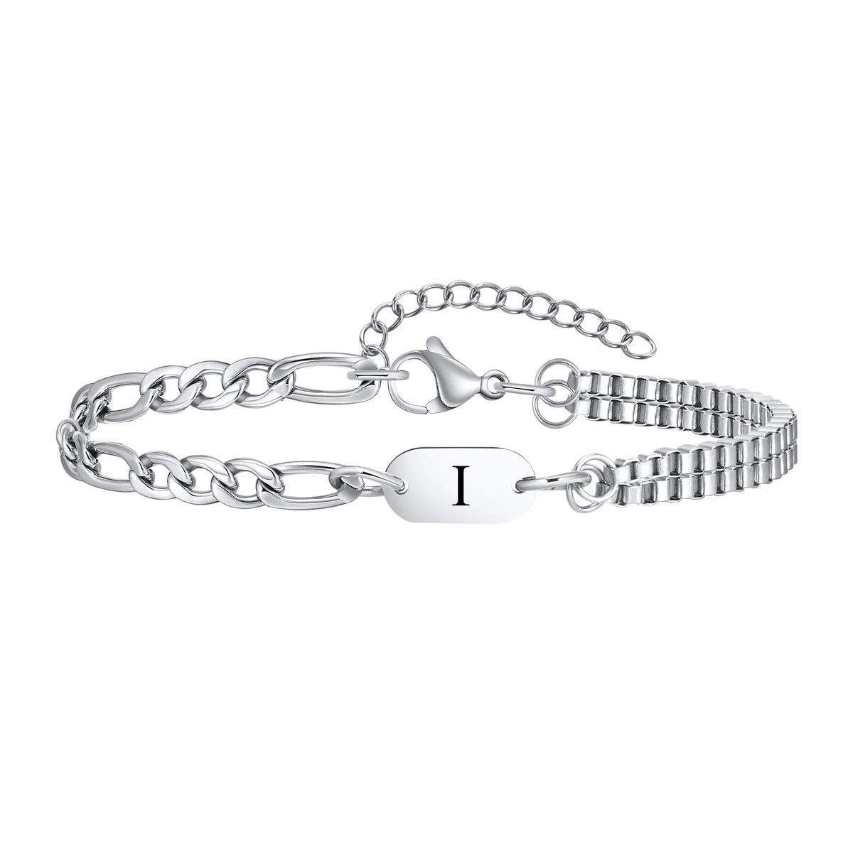 Pulsera para hombre inicial - letra 