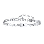 Pulsera para hombre inicial - letra 