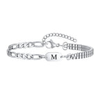 Bracelet homme initiale m