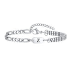 Pulsera para hombre inicial - letra 